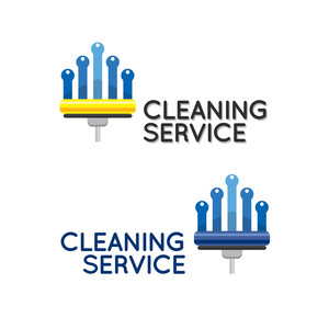 潔凈之窗 清潔公司圖標(biāo)集如何詮釋專(zhuān)業(yè)清洗與保潔服務(wù)